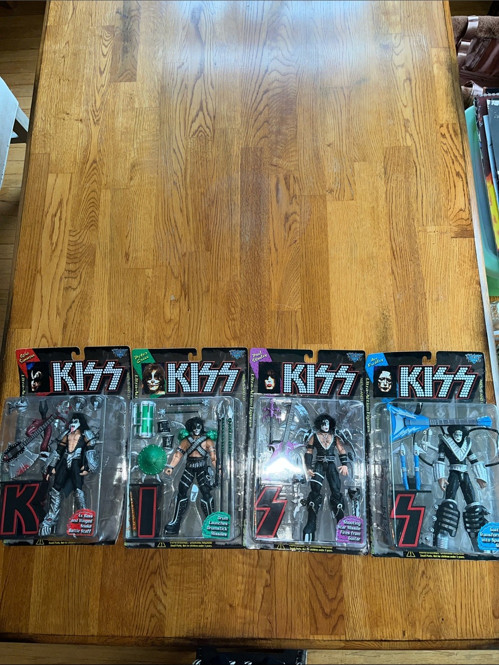 1997 McFarlane Toys Kiss Ultra Action Figures 4 pack Set Sealed Mint